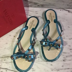 Valentino Shoes - ❌SOLD❌Valentino Blue Rockstud Valentino Shoes - ❌SOLD❌Valentino Blue Rockstud